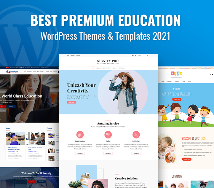 Best Premium Education WordPress Themes and Templates 2021 featured