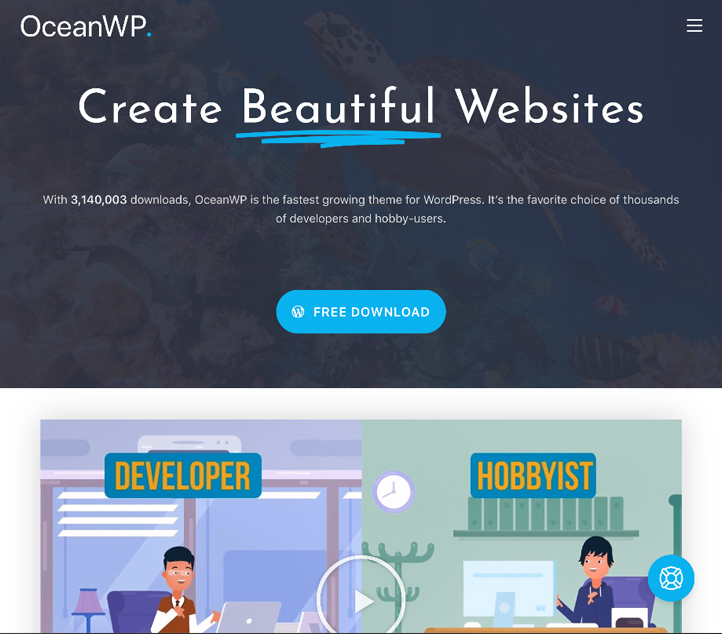 OceanWP - Best Free Business WordPress Themes and Templates 2020